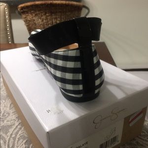 New Jessica Simpson Black/White ballerina flats